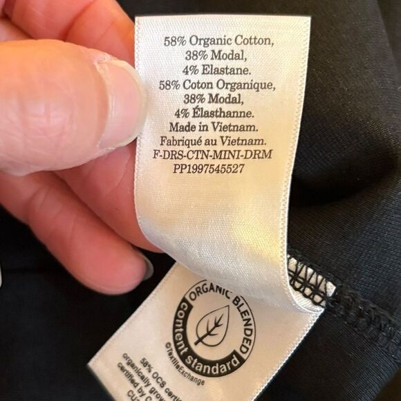 Everlane The Dream 90’s Shift Dress Black Sleeveless Mini Womens Size Small - Picture 9 of 11